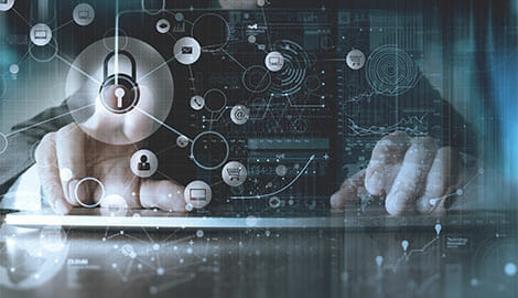 PenetrationVulnerabilityTestingPhoto Man tablet digital lock