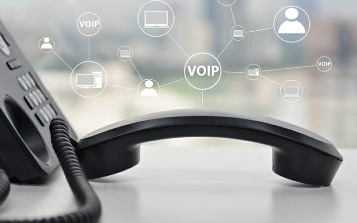 VOIP with Phone graphic